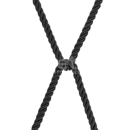 Rebellion Reign Silky Bondage Rope - Black - Black Bondage Rope - 10 metre length - LV761301