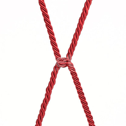 Rebellion Reign Silky Bondage Rope - Red - Red Bondage Rope - 10 metre length - LV761302