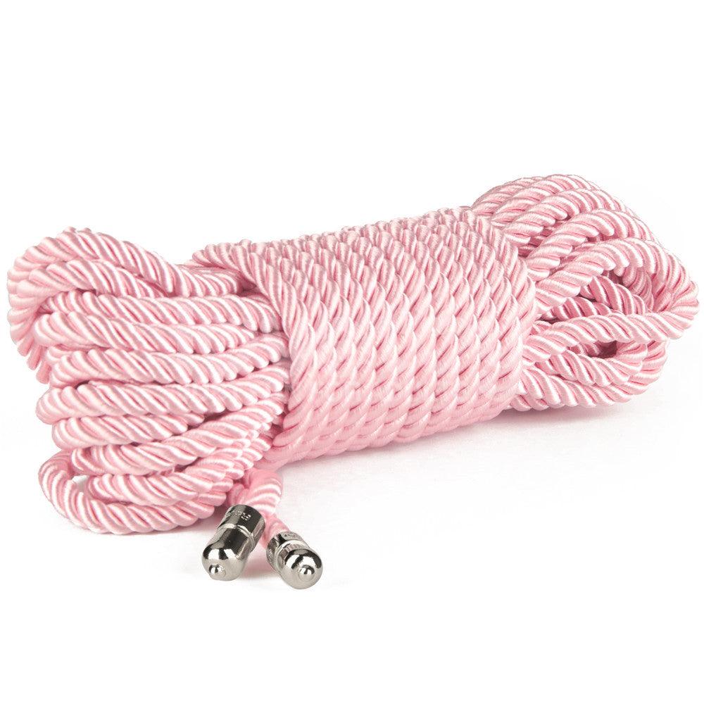 Rebellion Reign Silky Bondage Rope - Pink - Pink Bondage Rope - 10 metre length - LV761303