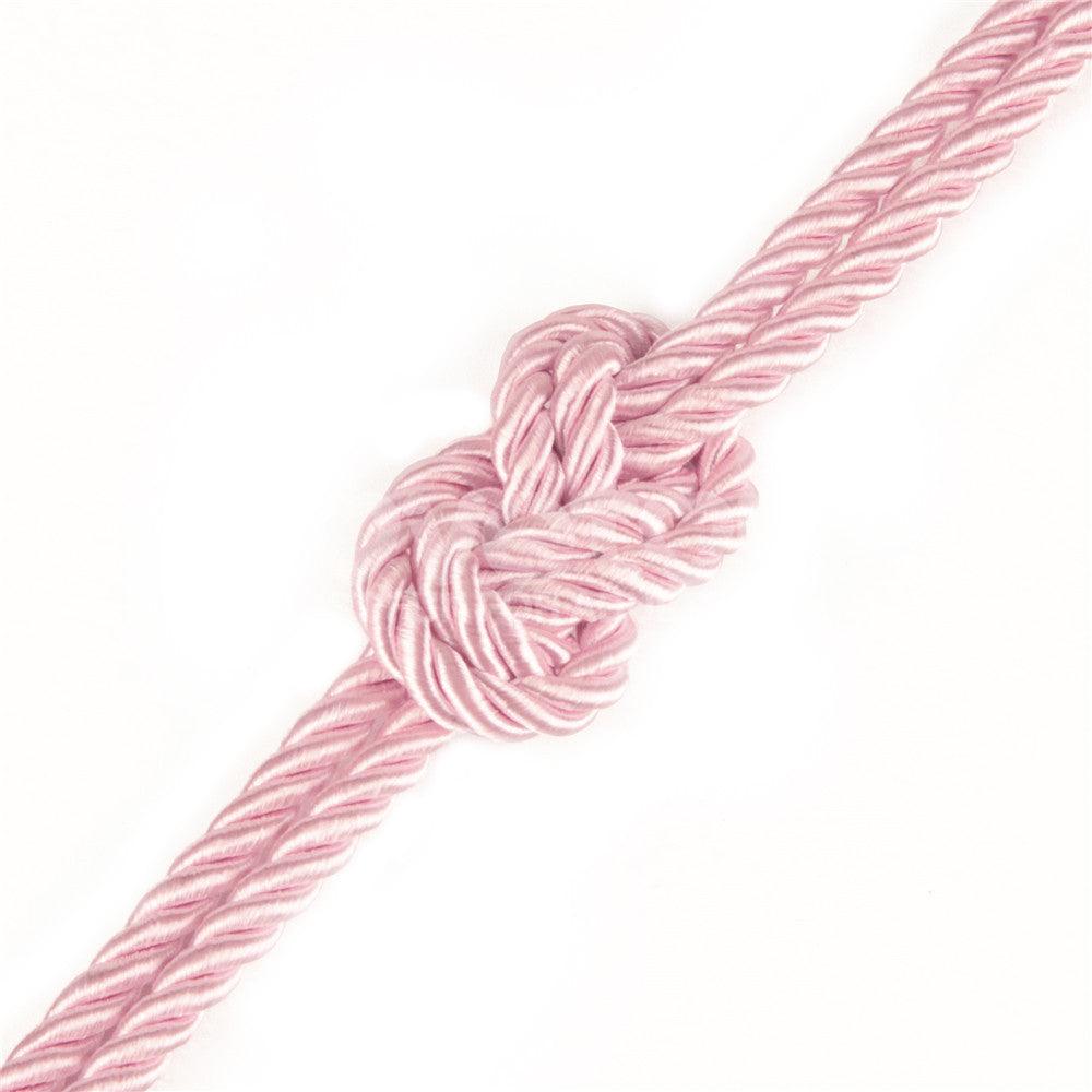 Rebellion Reign Silky Bondage Rope - Pink - Pink Bondage Rope - 10 metre length - LV761303