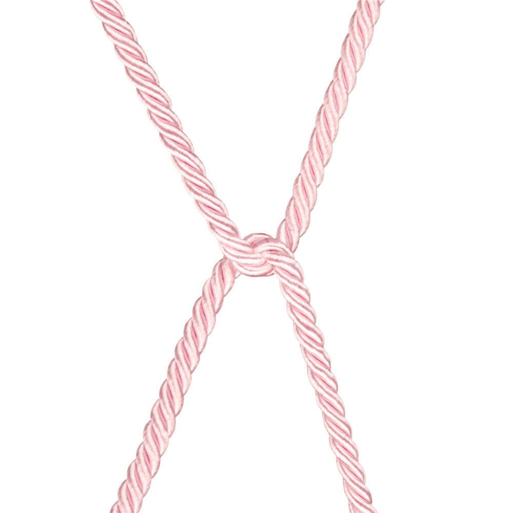 Rebellion Reign Silky Bondage Rope - Pink - Pink Bondage Rope - 10 metre length - LV761303