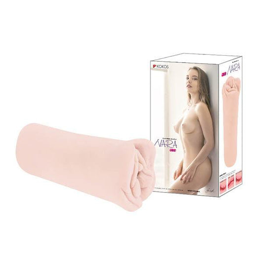 Kokos Mini Nara - Flesh Dual Layer Mini Vagina Stroker - M04-001-005