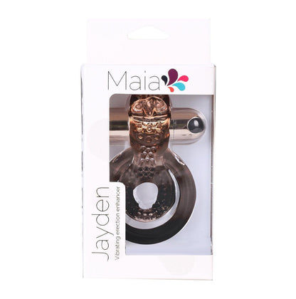 Maia Jayden - Rose Gold USB Rechargeable Vibrating Cock & Ball Rings - MA1720-RG