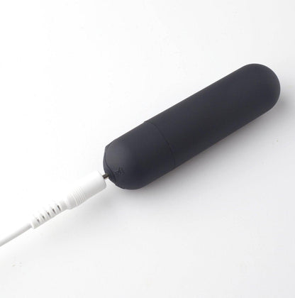 Maia Jagger - Black USB Rechargeable Vibrating Cock & Ball Ring - MA1721-BK1