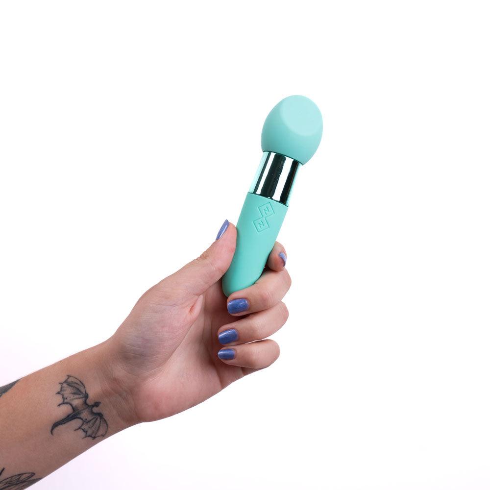 Maia RINA - Teal - Teal 13.3 cm USB Rechargeable Vibrator - MA23-03-G3