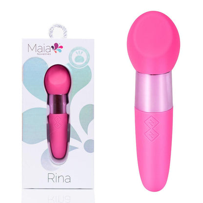 Maia RINA - Pink - Pink 13.3 cm USB Rechargeable Vibrator - MA23-03-P6