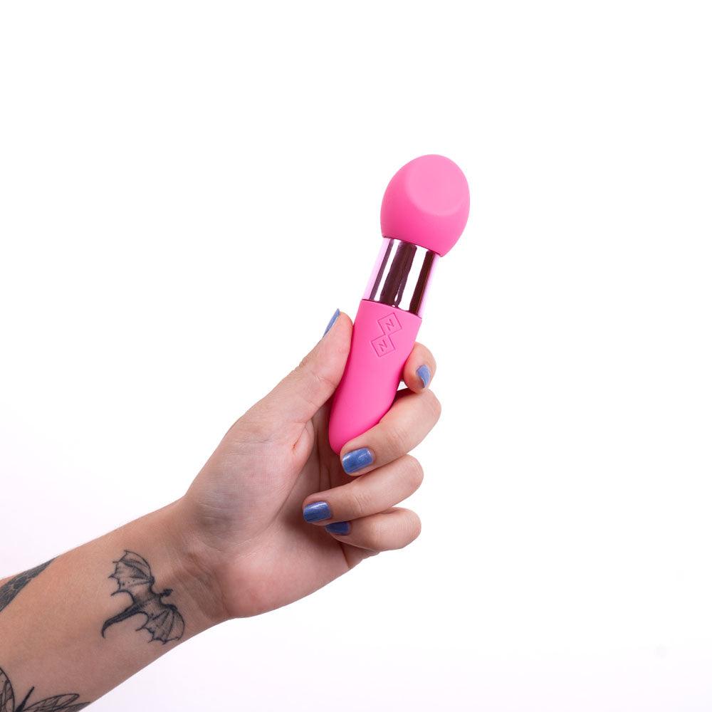 Maia RINA - Pink - Pink 13.3 cm USB Rechargeable Vibrator - MA23-03-P6