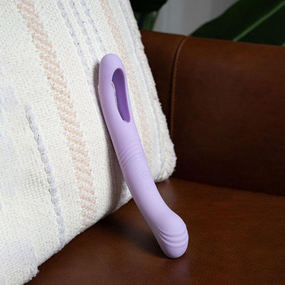 Maia HARPER - Purple 24.1 cm USB Rechargeable Vibrator - MA23-07