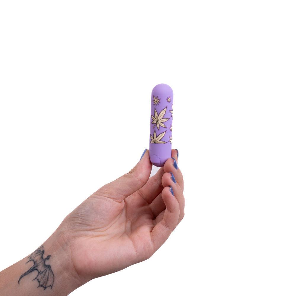 Maia Jessi 420 - Violet 7.6 cm USB Rechargeable Bullet - MA330-LF3