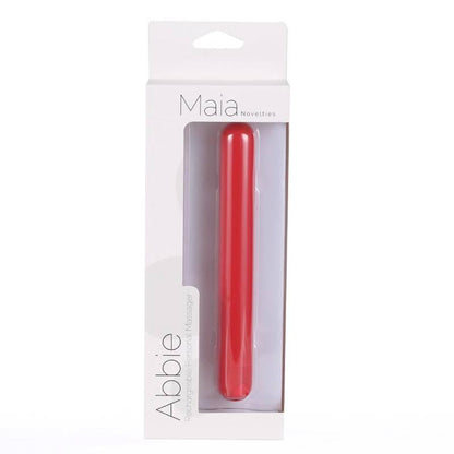 Maia Abbie - Red 16.2 cm USB Rechargeable Bullet - MA332R2