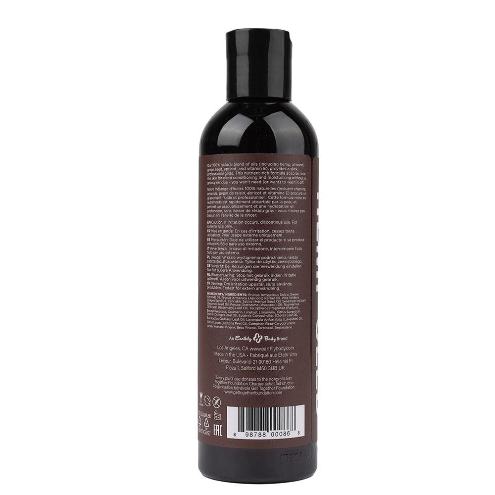 Hemp Seed Massage & Body Oil - Lavender Scented - 237 ml Bottle - MAS006