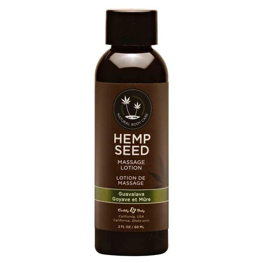 Hemp Seed Massage Lotion - Guavalava (Guava & Blackberry) Scented - 59 ml Bottle - ML168