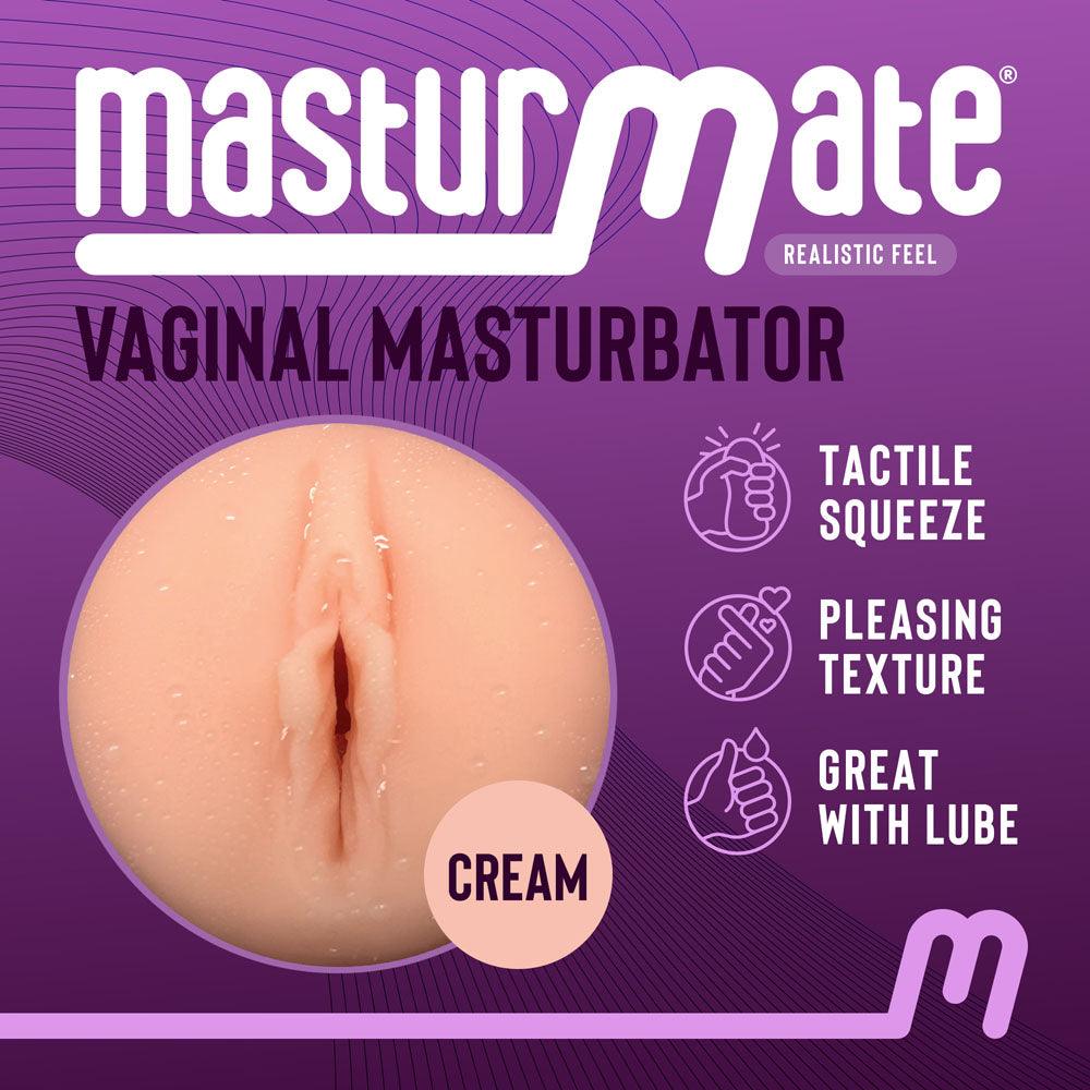 Masturmate - Vagina - Cream - Flesh Vagina Stroker - MMATE-VC