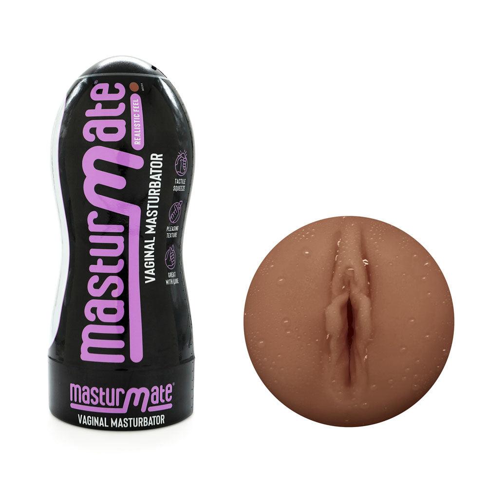 Masturmate - Vagina - Mocha - Brown Vagina Stroker - MMATE-VM