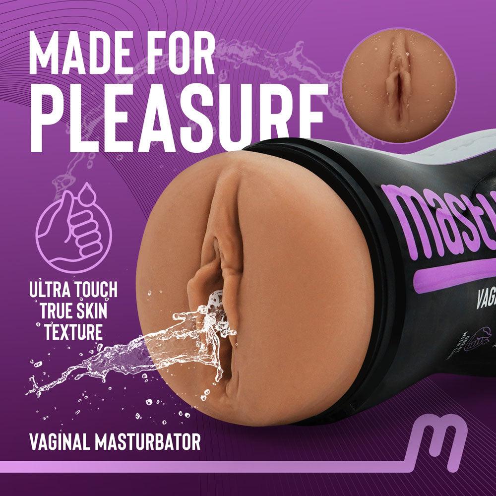 Masturmate - Vagina - Mocha - Brown Vagina Stroker - MMATE-VM