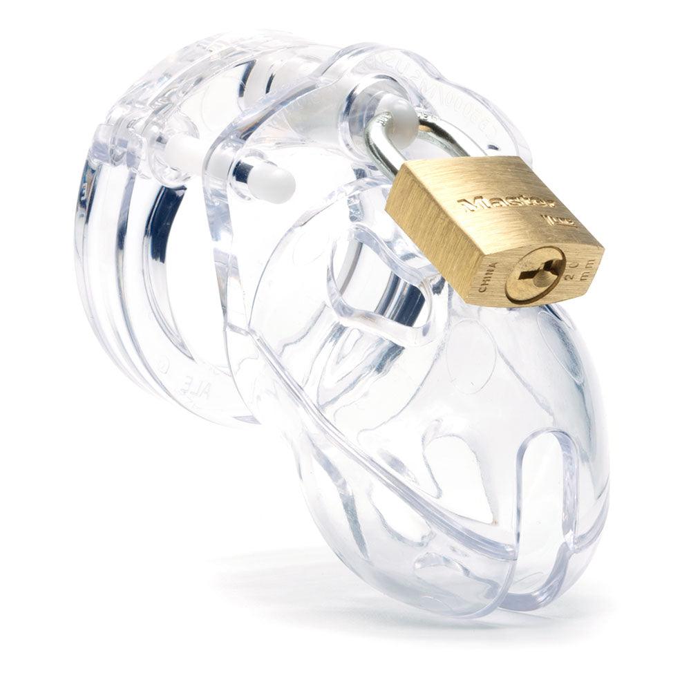 Mr. Stubb Chastity Cock Cage Kit - Clear - Clear 1.75 Inch Cock Cage Kit - MRSTB-CLR