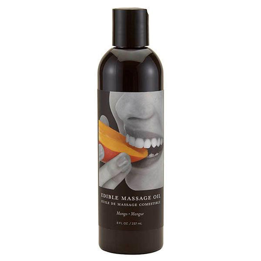 Edible Massage Oil - Mango Flavoured - 237 ml Bottle - MSE009