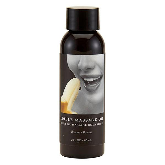 Edible Massage Oil - Banana Flavoured - 59 ml Bottle - MSE210