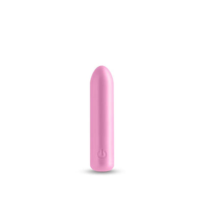 Seduction - Roxy - Metallic Pink - Metallic Pink 9 cm USB Rechargeable Vibrating Bullet - NSN-0235-14