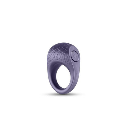 Seduction - Levi - Metallic Grey - Metallic Grey USB Rechargeable Vibrating Cock Ring - NSN-0236-39