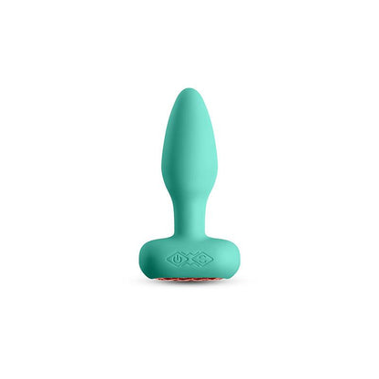 Techno - Prism - Teal 10.9 cm USB Rechargeable Butt Plug with App Control - NSN-0287-08