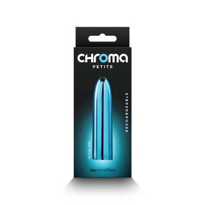 Chroma Petite Bullet - Teal - Metallic Teal 8.7 cm USB Rechargeable Bullet - NSN-0305-07