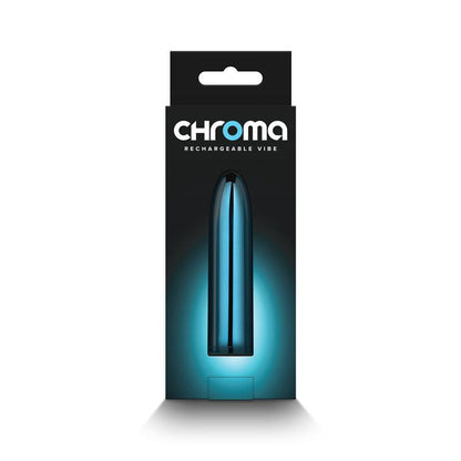 Chroma Petite Bullet - Teal - Metallic Teal 8.7 cm USB Rechargeable Bullet - NSN-0305-07