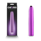 Chroma - Purple - Metallic Purple 17 cm USB Rechargeable Vibrator - NSN-0305-15