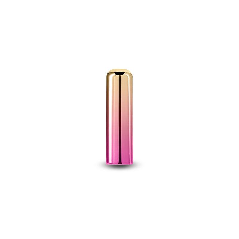 Chroma Sunrise - Small - Metallic Pink/Gold 6.8 cm USB Rechargeable Bullet - NSN-0305-20