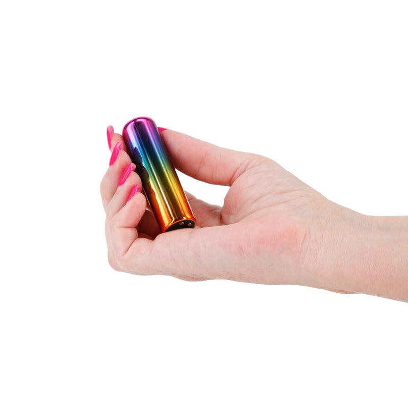 Chroma Rainbow - Small - Metallic Rainbow 6.8 cm USB Rechargeable Bullet - NSN-0305-50