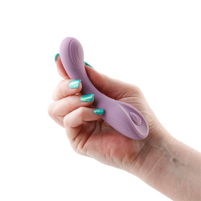 Desire - Pure - Dusty Lavender - Lavender 13.7 cm USB Rechargeable Vibrator - NSN-0326-09