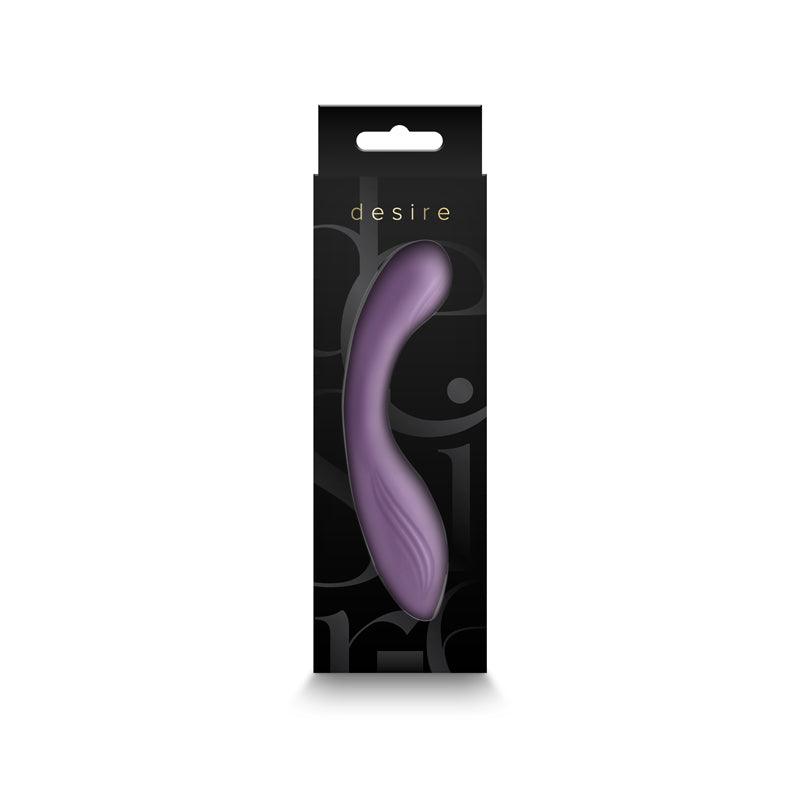 Desire - Pure - Dusty Lavender - Lavender 13.7 cm USB Rechargeable Vibrator - NSN-0326-09