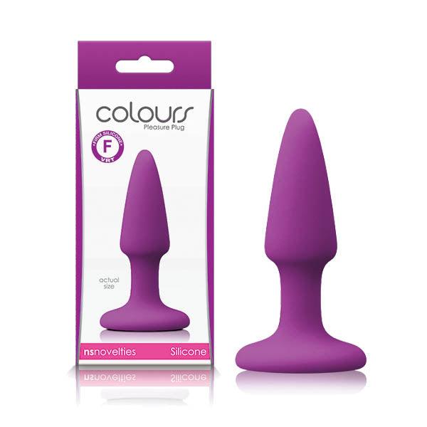 Colours Pleasures - Purple Mini Butt Plug - NSN-0413-15