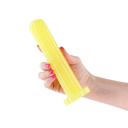 Firefly - Thrill - Yellow - Large - Glow in Dark Yellow 19.3 cm Large Dildo - NSN-0478-19