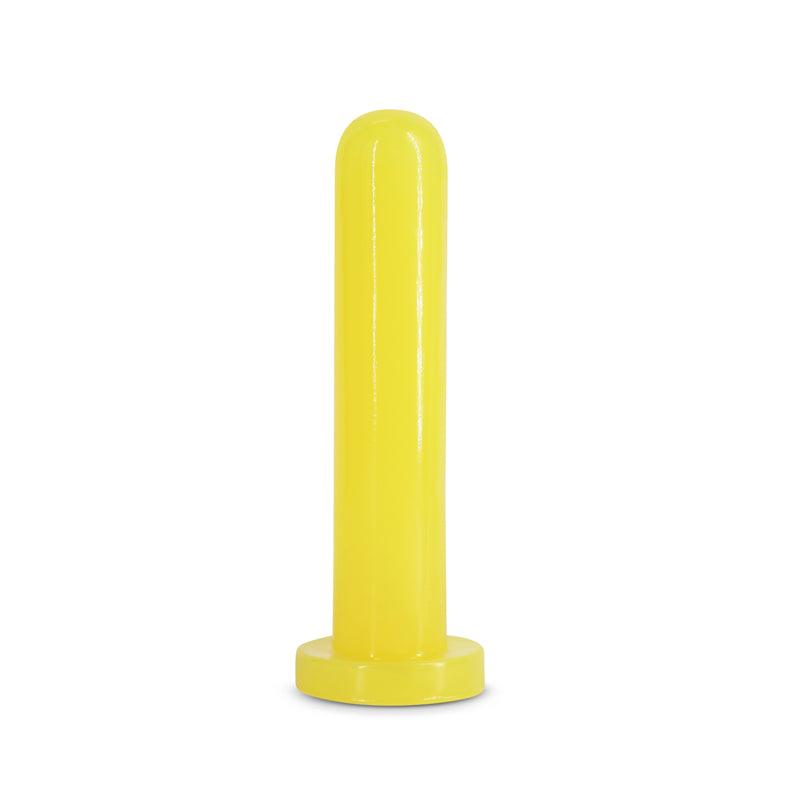 Firefly - Thrill - Yellow - Large - Glow in Dark Yellow 19.3 cm Large Dildo - NSN-0478-19