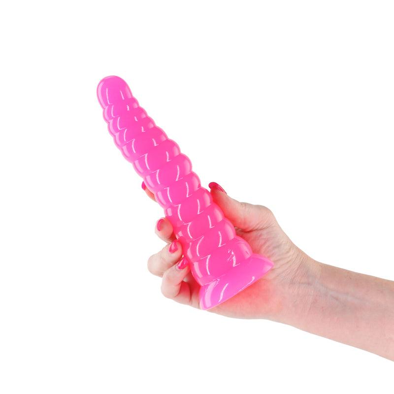 Firefly - Nymph - Pink - Glow in Dark Pink 18.8 cm Dildo - NSN-0479-04