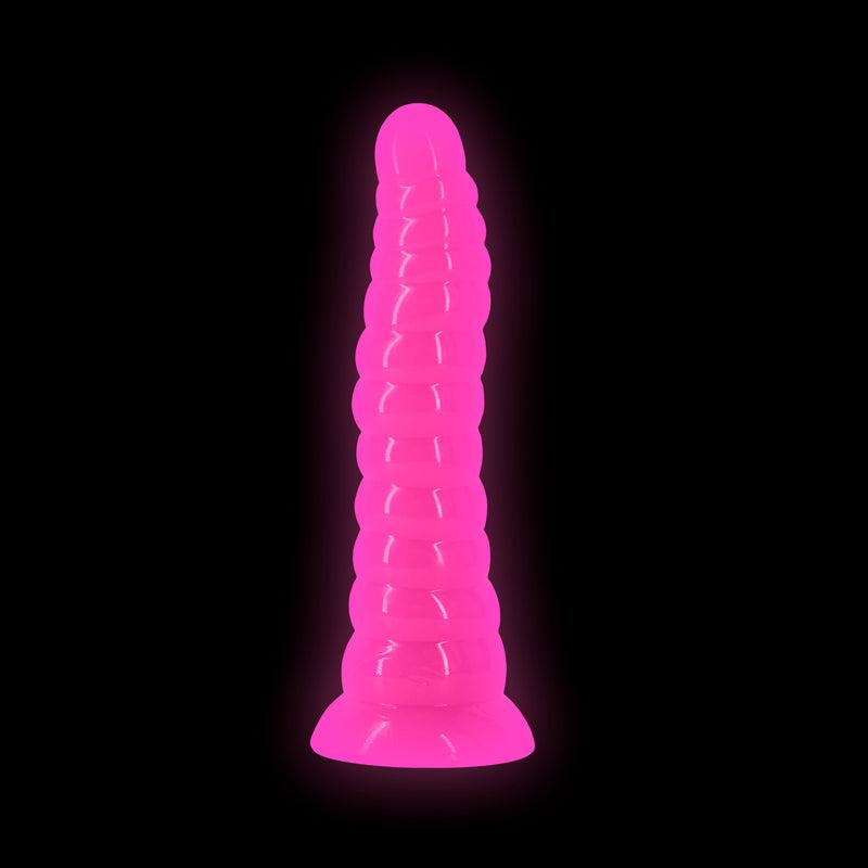 Firefly - Nymph - Pink - Glow in Dark Pink 18.8 cm Dildo - NSN-0479-04