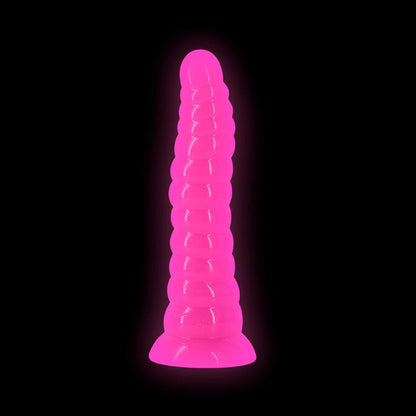 Firefly - Nymph - Pink - Glow in Dark Pink 18.8 cm Dildo - NSN-0479-04