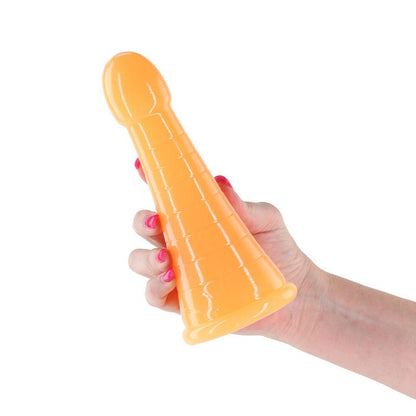 Firefly - Phoenix - Orange - Glow in Dark Orange 19.2 cm Dildo - NSN-0479-16