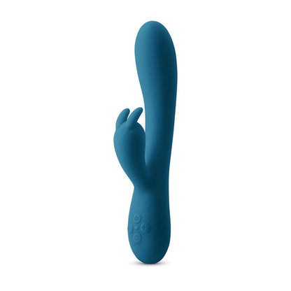 INYA Luv Bunny - Dark Teal - Dark Teal 20.2 cm USB Rechargeable Rabbit Vibrator - NSN-0553-77