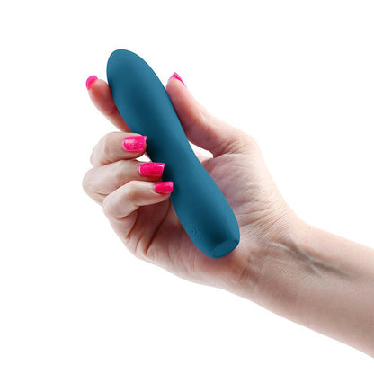 INYA Ruse - Teal - Teal 13.8 cm USB Rechargeable Vibrator - NSN-0554-07