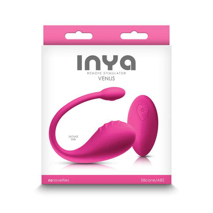 INYA Venus - Pink - Pink USB Rechargeable Stimulator with Remote - NSN-0557-44