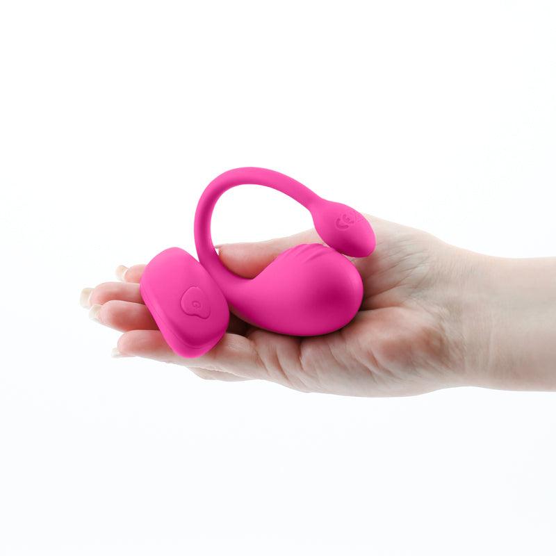 INYA Venus - Pink - Pink USB Rechargeable Stimulator with Remote - NSN-0557-44