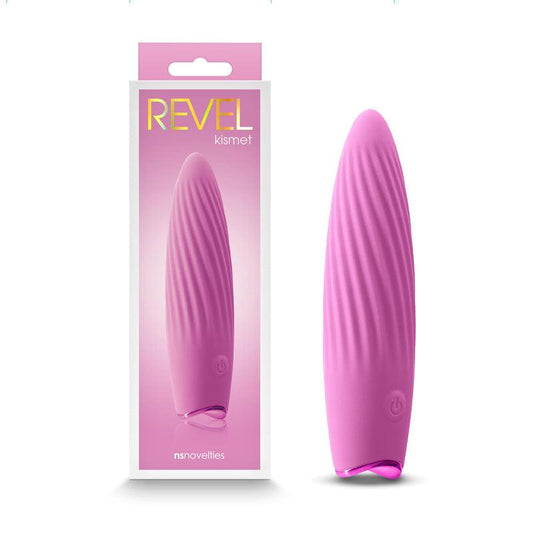 Revel Kismet - Pink - Pink 11.8 cm USB Rechargeable Vibrator - NSN-0675-14