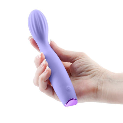 Revel Pixie - Purple - Purple 17.3 cm USB Rechargeable Vibrator - NSN-0675-25