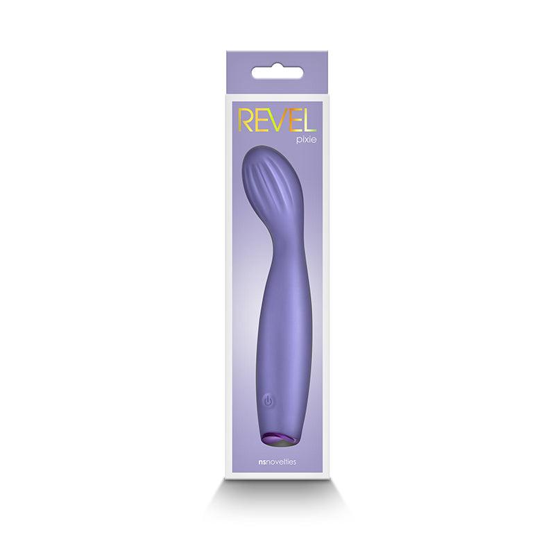 Revel Pixie - Purple - Purple 17.3 cm USB Rechargeable Vibrator - NSN-0675-25