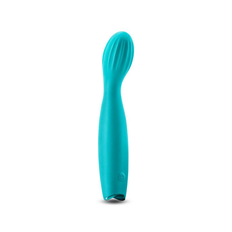 Revel Pixie - Teal - Teal 17.3 cm USB Rechargeable Vibrator - NSN-0675-27