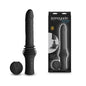 Renegade Super Stroker - Black - Black 36.8 cm USB Rechargeable Thrusting Vibrator with Remote Control & Stand - NSN-1119-13