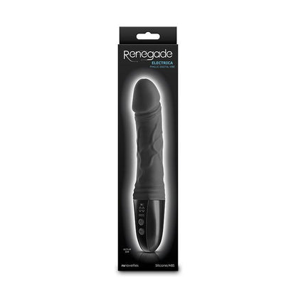 Renegade Electrica - Black - Black 22.9 cm USB Rechargeable Vibrator - NSN-1160-23