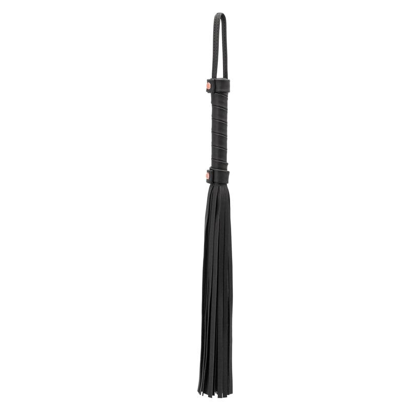 Bondage Couture Flogger - Black - Black Flogger Whip - NSN-1306-53